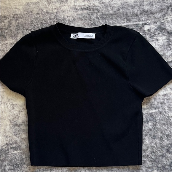 Zara Tops - Zara Black Crop Top for Women